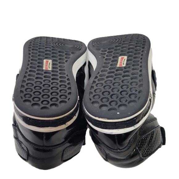 True Religion Brand Black Patent Mid-Top Sneakers Men's Size 12 - Picture 7 of 10